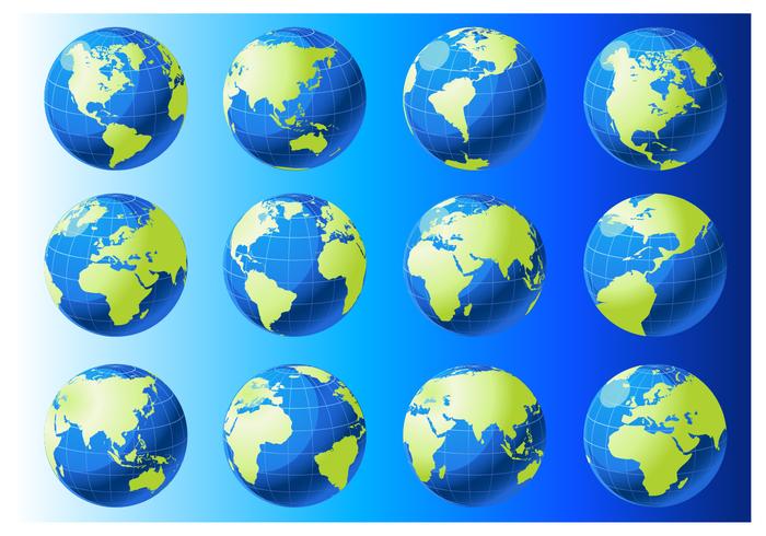 Globe Grid Vectors