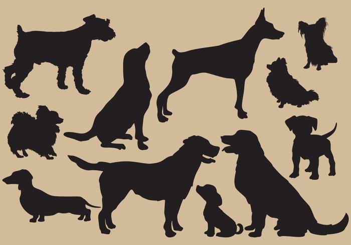 Dog Silhouettes vector