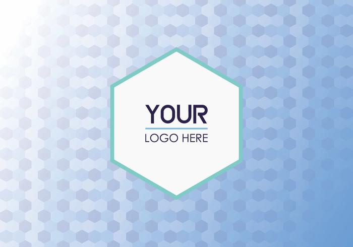 Free Geometric Logo Background vector