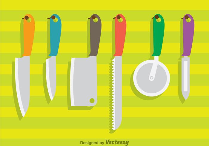 Hanging Knife Sets Vector