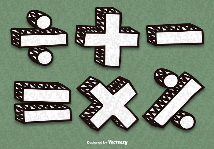 Símbolos Matemáticos Vectoriales vector