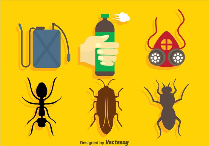 Pest Control Icons Sets vector