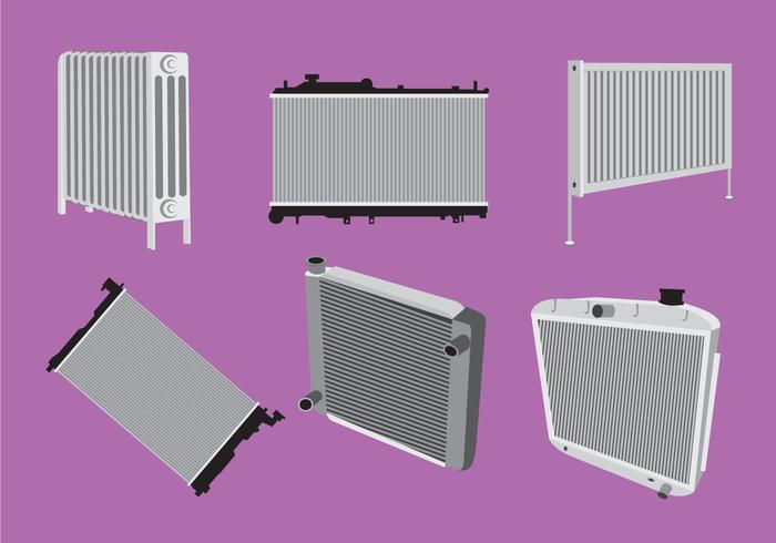 Various Type of Radiator Vector