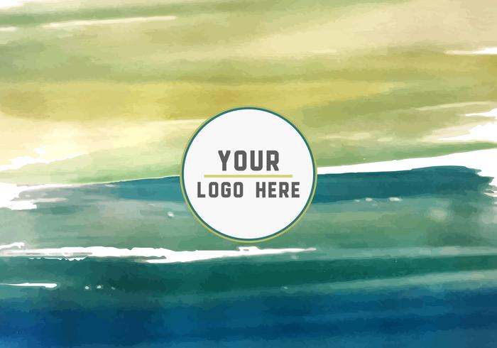 Free Paint Strokes Logo Background vector