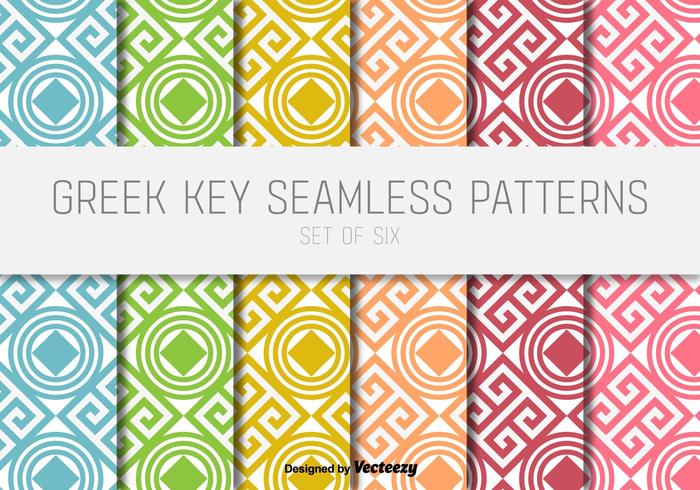 Greek Key Vector Patterns