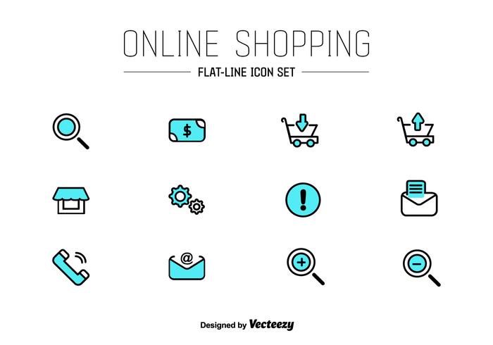 Online Shop UI Vector Icons