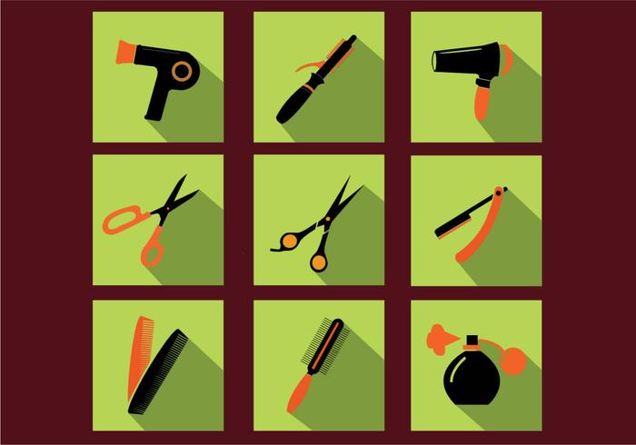 Barber Tools Icon Vectors