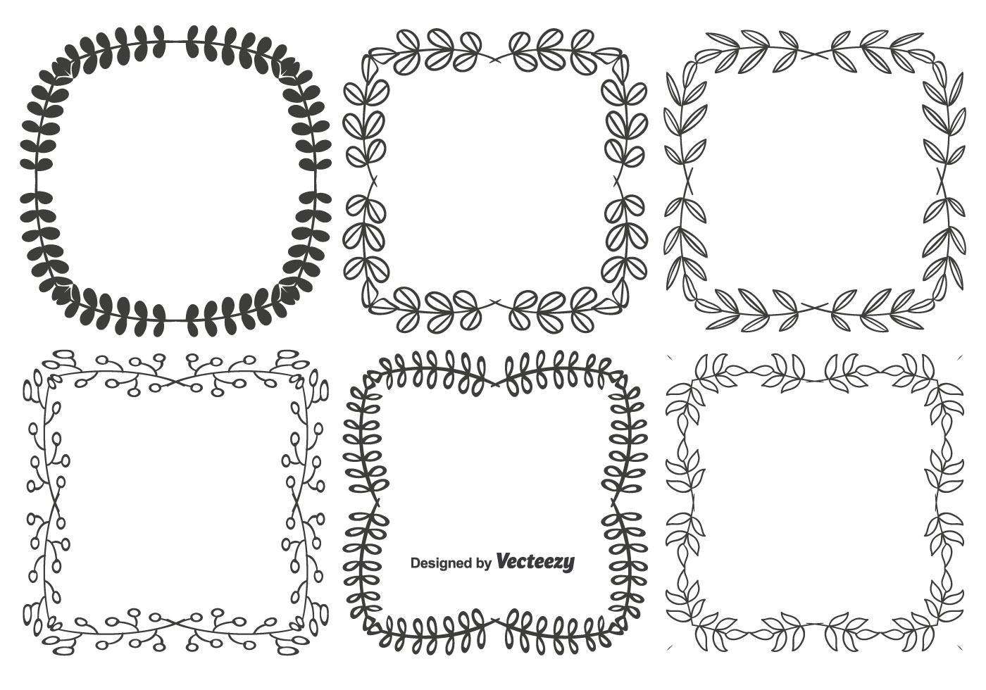 Download Decorative Vector Frame Set - Download Free Vectors ...