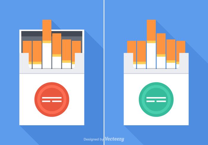 Free Cigarette Pack Vector Set