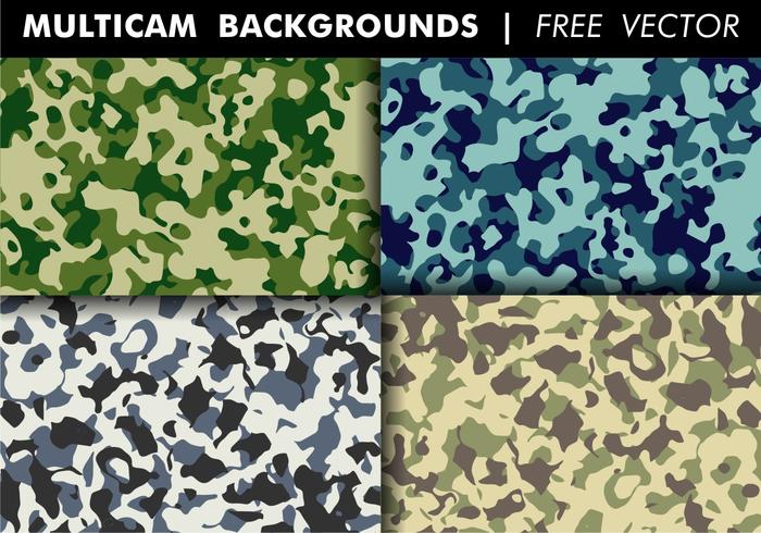 Multicam Backgrounds Free Vector