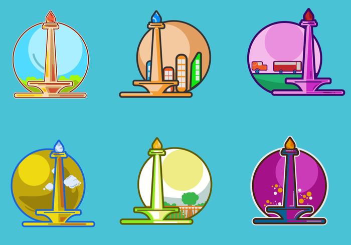 Monas Icons Vector