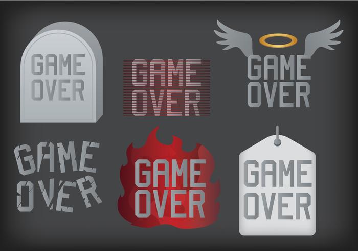 Game Over Vector