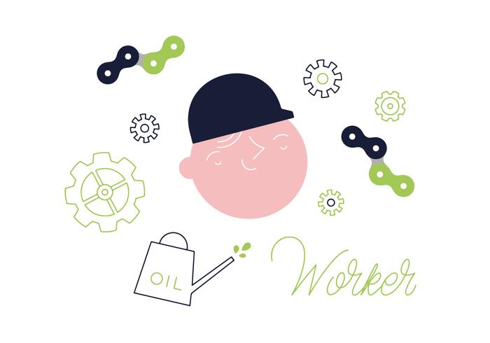 Free Worker Vector Free Worker Vector