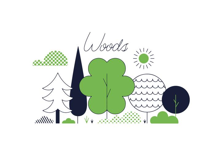 Free Woods Vector