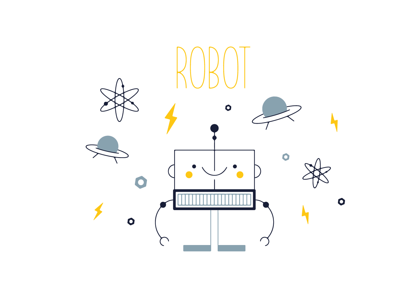 Robot Vector 105278 Vector Art At Vecteezy Robot Vector 105278 Vector Art At Vecteezy