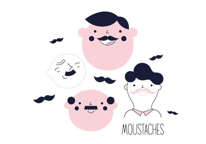 Libre de bigotes Vector