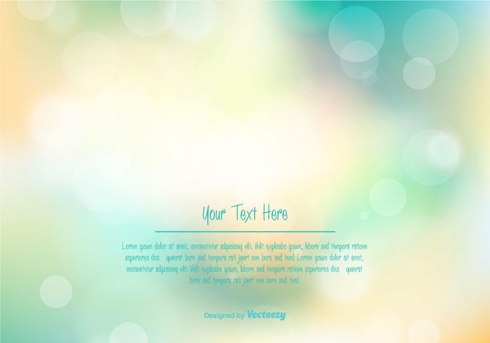 Beautiful Blurred Vector Background
