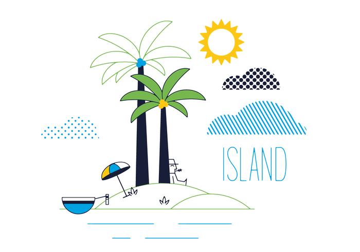 Free Island Vector