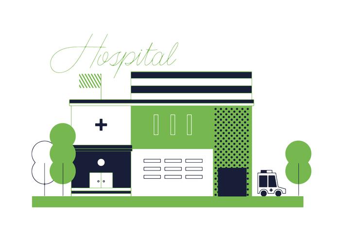 Vector gratuito de hospital