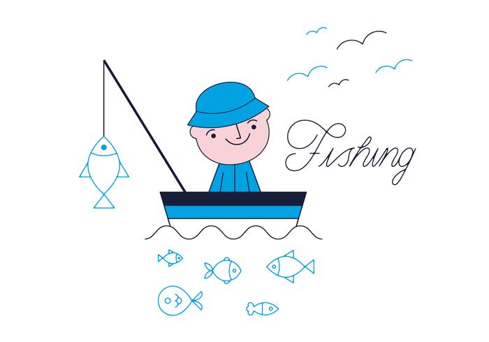 Vector de pesca gratis