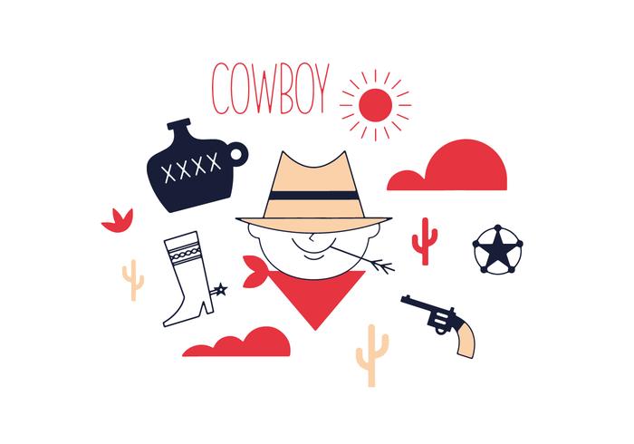 Free Cowboy Vector Free Cowboy Vector