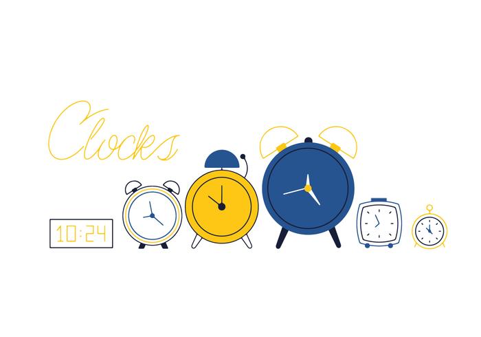 Free Clocks Vector