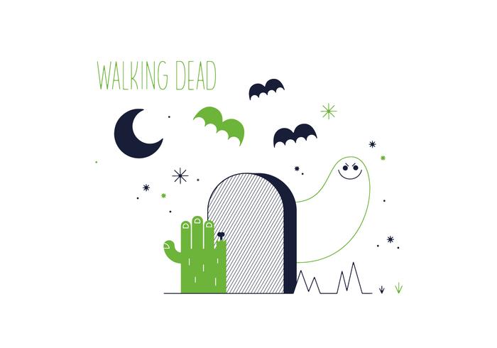 Libre de caminar muertos vector