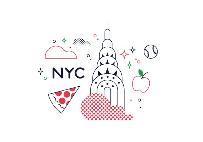 Vector libre de Nueva York