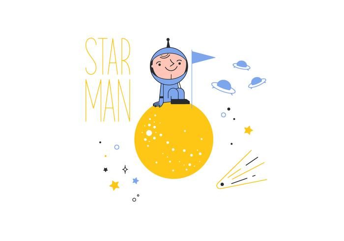 Free Starman Vector Free Starman Vector