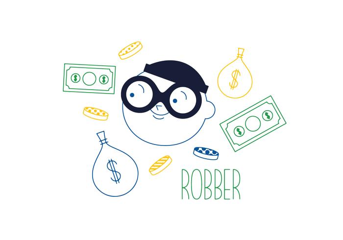 Free Robber Vector