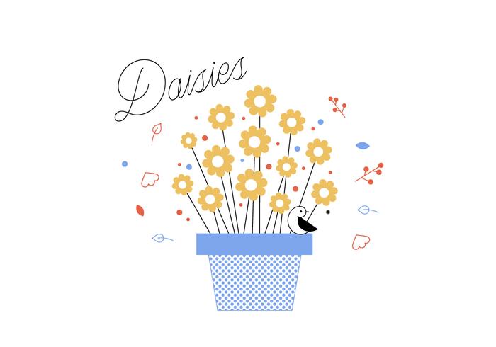 Free Daisies Vector Free Daisies Vector