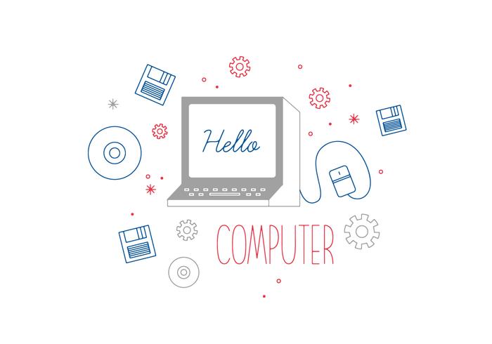 Free Computer Vector Free Computer Vector