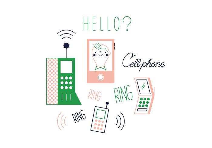 Free Cell Phone Vector Free Cell Phone Vector