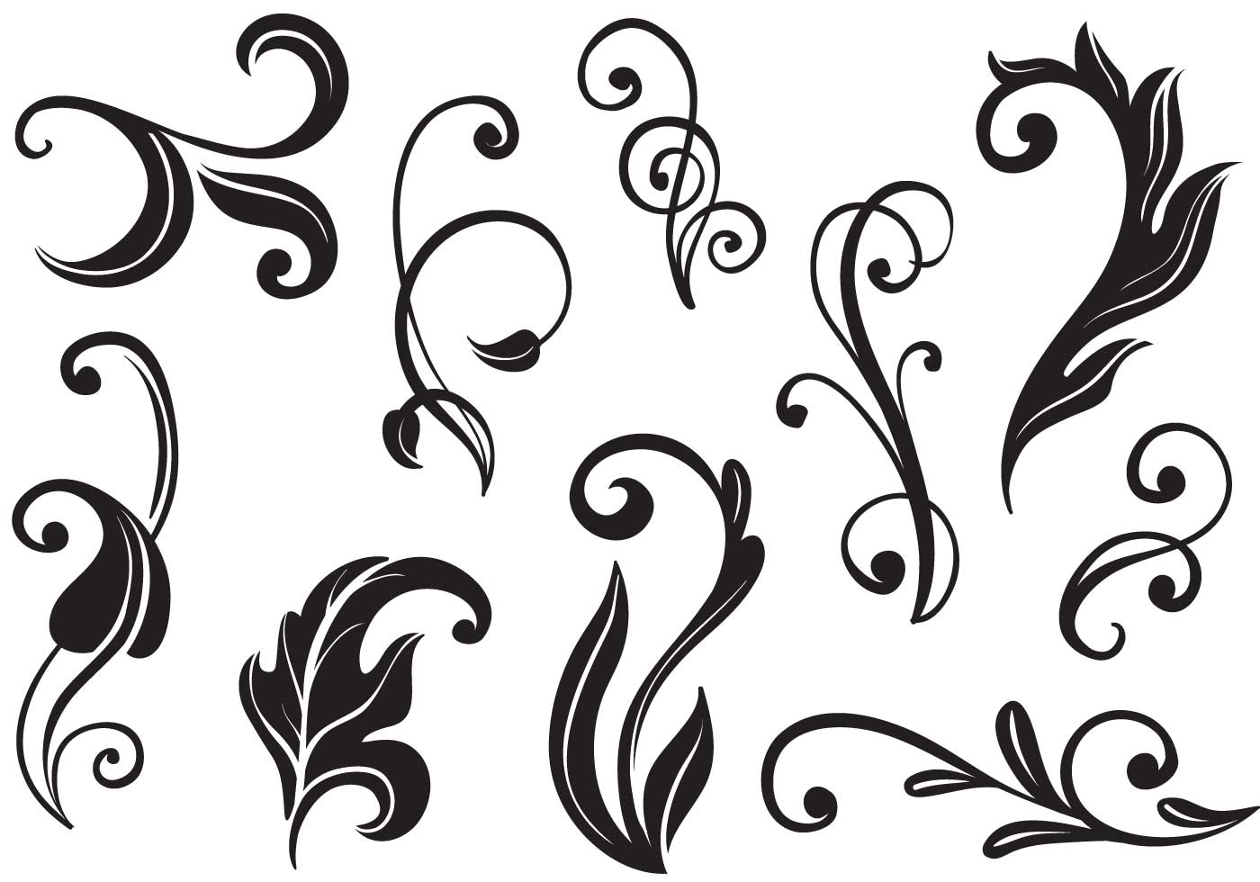 18+ Flourish Svg Free PNG Free SVG files | Silhouette and Cricut