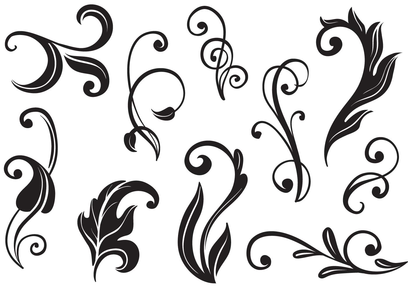 Free Floral Flourish Clipart Images