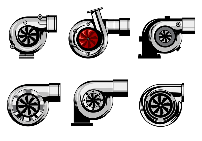 turbocharger vector art