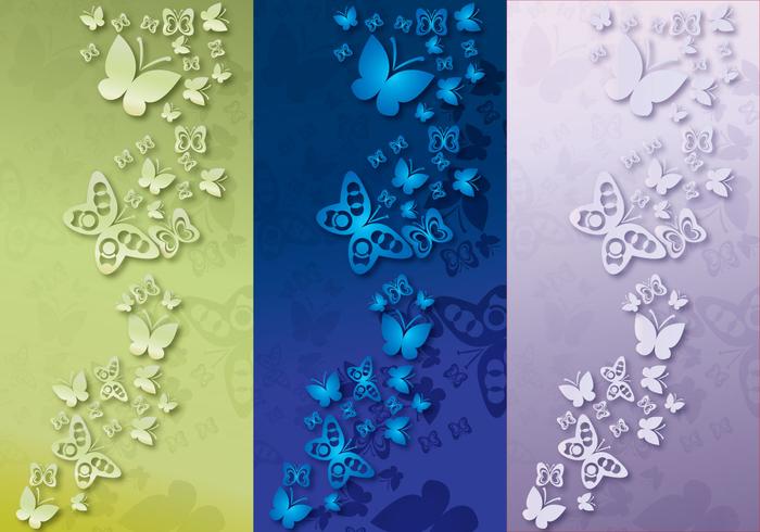 Background Papillon Color vector