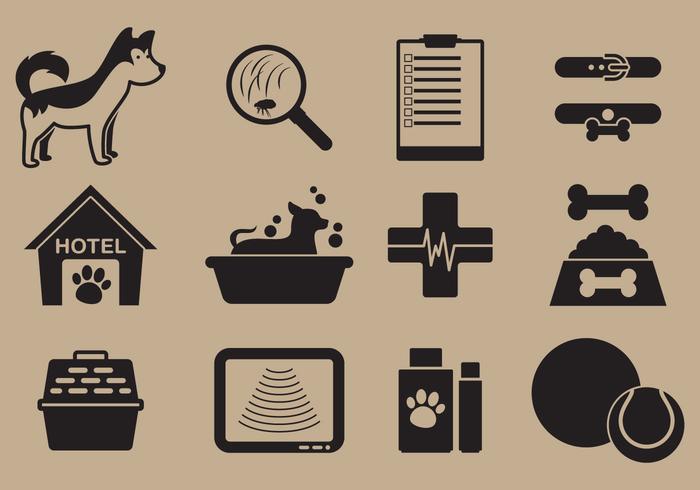 Cuidado De Animales Icono Vectores