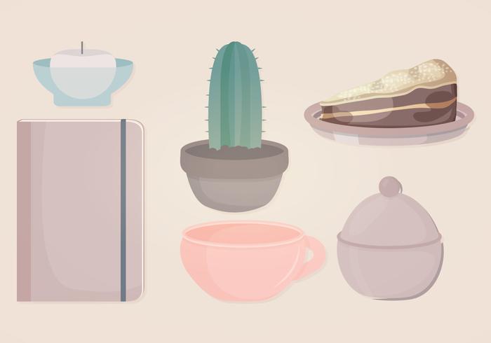 Vector Home Object Illustrations Vector Home Object Illustrations