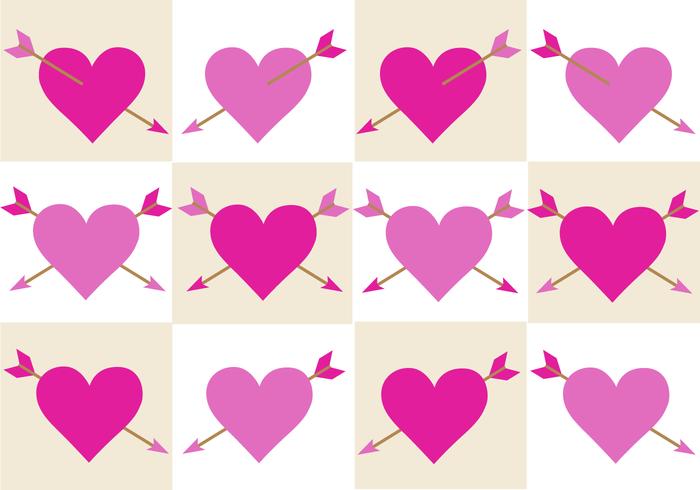 Free Valentines Arrow Vector