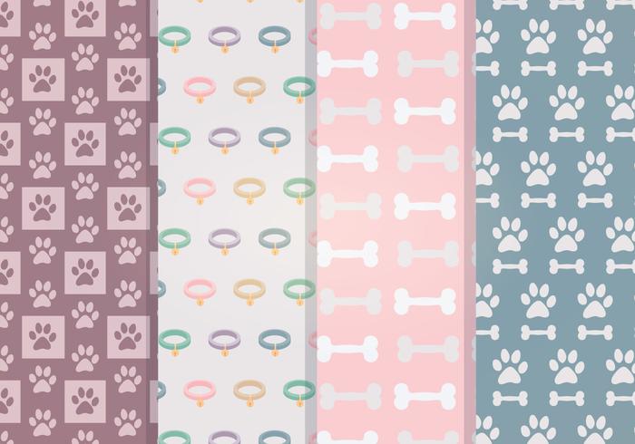 Vector Dog Accessories Patterns