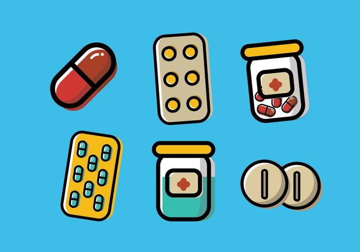 Pill Box Vector