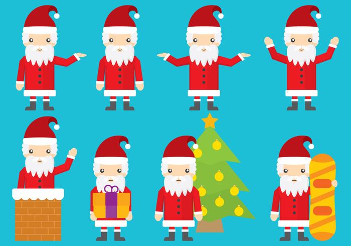 Santa Vector Cartoons