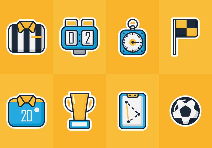 Football Kit Sticker Vectors Football Kit Sticker Vectors