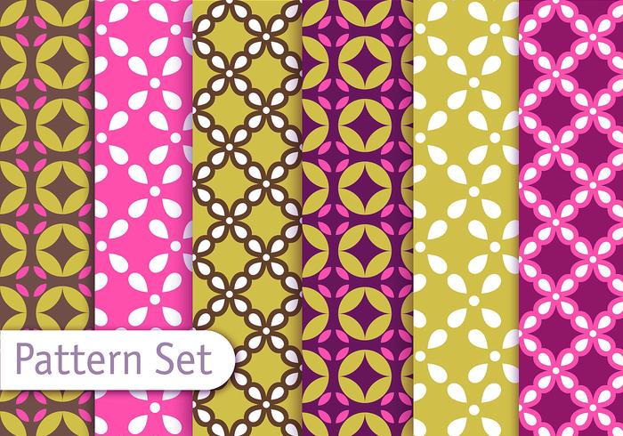 Geometric Retro Pattern set Geometric Retro Pattern set