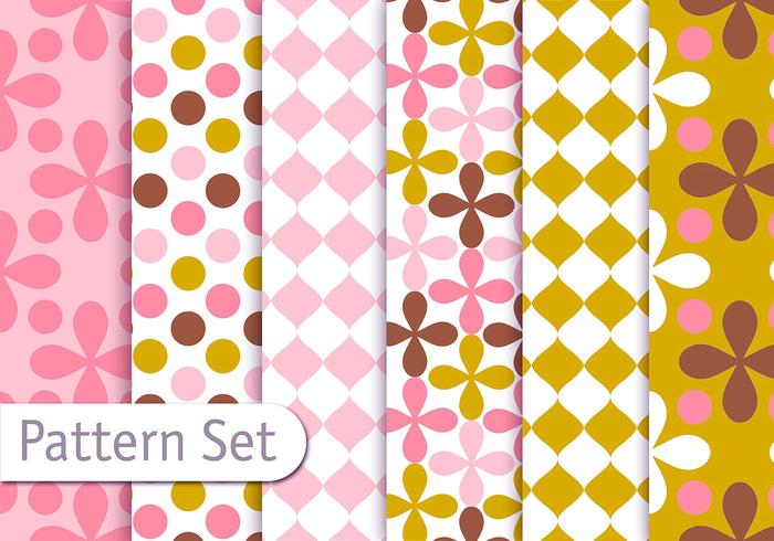 Retro Decorative Geometric Pattern Set Retro Decorative Geometric Pattern Set