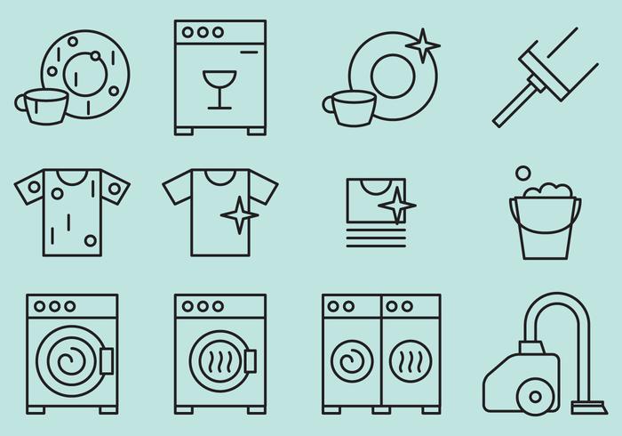 Cleaning Vector Icons