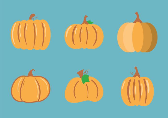 Free Pumpkin Patch Vector Illustration