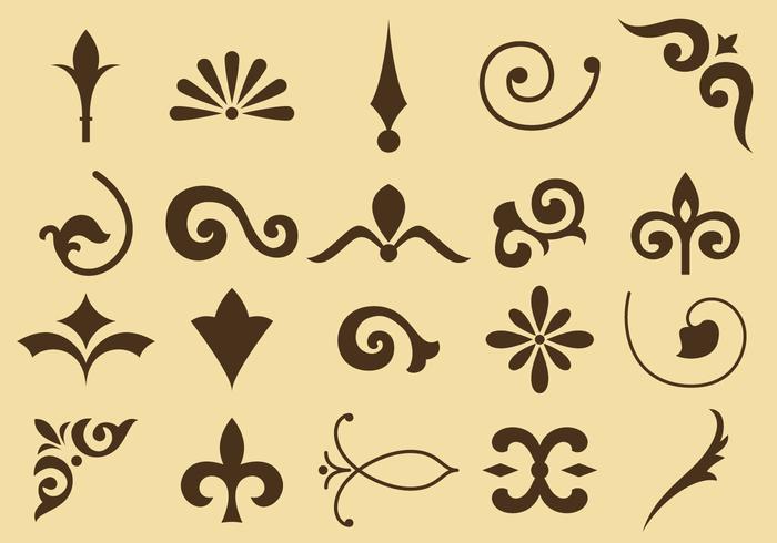 Flourish Vector Icons