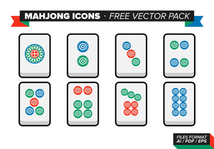Mahjong Icons Free Vector Pack Mahjong Icons Free Vector Pack